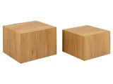 Set für Couchtische DICE 58x58x40cm eiche