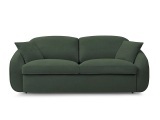 3er Sofa BOBOCHIC CEZANNE Stoff grün