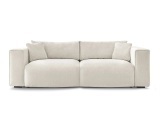 3er Sofa BOBOCHIC EZECHIEL Stoff beige