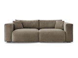 3er Sofa BOBOCHIC EZECHIEL Stoff taupe