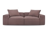 3er Sofa BOBOCHIC BOHEME Stoff chiniert rosa