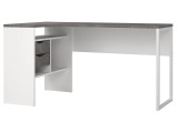undefined, Eckschreibtisch YASMINE 81x145.1x76.8cm weiss