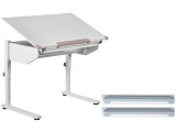Kinderschreibtisch KIDDY 68x110x54cm weiss