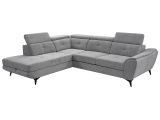 Ecksofa SKAGAF Polyester grau