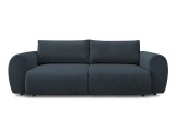 3er Sofa BOBOCHIC LUCIEN Stoff dunkelblau