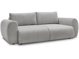 3er Sofa BOBOCHIC LUCIEN Stoff hellgrau