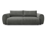 3er Sofa BOBOCHIC LUCIEN Stoff dunkelgrau