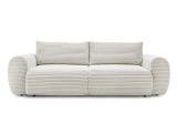3er Sofa BOBOCHIC LUCIEN Cord-Stoff beige