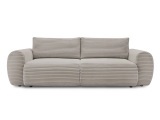 3er Sofa BOBOCHIC LUCIEN Cord-Stoff taupe