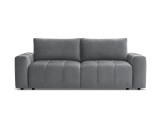 3er Sofa BOBOCHIC ARSENE Samt dunkelgrau