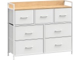 Kommode SADY VASAGLE 7 Schubladen 28.5x98x85cm weiss