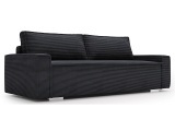 Bettsofa MELS Cord-Stoff dunkelgrau