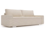 Bettsofa MELS Cord-Stoff beige