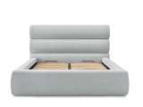 Bettkasten BOBOCHIC JAGNA 180x200cm hellgrau