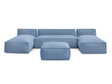 Garten-Set BOBOCHIC BIARRITZ Stoff chiniert blau