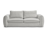 3er Sofa BOBOCHIC ARCHIMEDE Stoff hellgrau