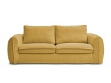3er Sofa BOBOCHIC ARCHIMEDE Stoff gelb