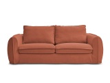 3er Sofa BOBOCHIC ARCHIMEDE Stoff orange