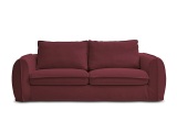 3er Sofa BOBOCHIC ARCHIMEDE Stoff rot