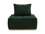 Modulare Sessel für Sofa BOBOCHIC ELISA Stoff mit Textur grün
