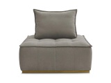 Modulare Sessel für Sofa BOBOCHIC ELISA Stoff mit Textur taupe