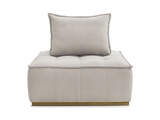 Modulare Sessel für Sofa BOBOCHIC ELISA Stoff mit Textur beige