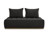 Modulare Sessel für Sofa BOBOCHIC ELISA Stoff mit Textur schwarz