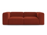 2er Sofa BOBOCHIC ZEPHYR Stoff mit Textur orange