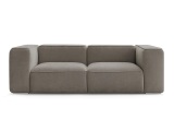 2er Sofa BOBOCHIC ZEPHYR Stoff mit Textur taupe