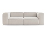 2er Sofa BOBOCHIC ZEPHYR Stoff mit Textur beige