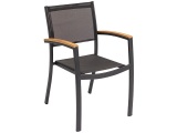 undefined, Gartenstuhl LOANA Aluminium schwarz