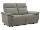 3er Sofa PLYMOUTH Polyester weiss