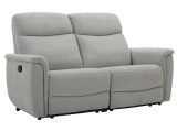 3er Sofa WONDER Stoff grau