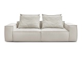 undefined, 3er Sofa BOBOCHIC BOHEME Synthetisches Leder beige