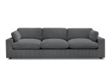 Sofa BOBOCHIC BELAIR Cord-Stoff dunkelgrau