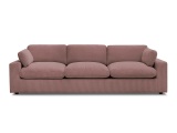Sofa BOBOCHIC BELAIR Cord-Stoff rosa