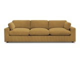 Sofa BOBOCHIC BELAIR Cord-Stoff gelb