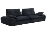 Big Sofa COMFY Stoff schwarz