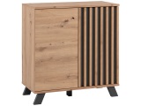 Kommode MEDAN 2 Türen 80x40x85cm artisan eiche
