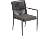 Gartenstuhl ELOUAN Aluminium schwarz
