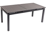 undefined, Gartentisch ausziehbar SLATS 180-240x90x77cm