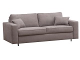 Bettsofa BRONX Stoff kamel