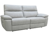 3er Sofa HOLOLIN Stoff grau