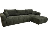 Ecksofa BUDVA Stoff khaki