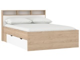 Bett IKAST 140x200cm matt jackson eiche