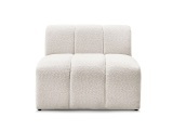 Modulare Sessel für Sofa BOBOCHIC ANNECY Boucle-Stoff weiss