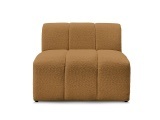 Modulare Sessel für Sofa BOBOCHIC ANNECY Boucle-Stoff gelb