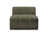 Modulare Sessel für Sofa BOBOCHIC ANNECY Boucle-Stoff grün