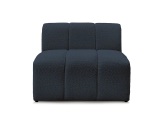 Modulare Sessel für Sofa BOBOCHIC ANNECY Boucle-Stoff dunkelblau