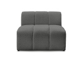 Modulare Sessel für Sofa BOBOCHIC ANNECY Boucle-Stoff dunkelgrau